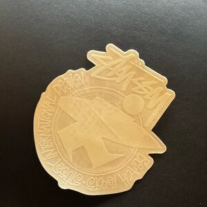 Authentic Stussy Sticker (All White)